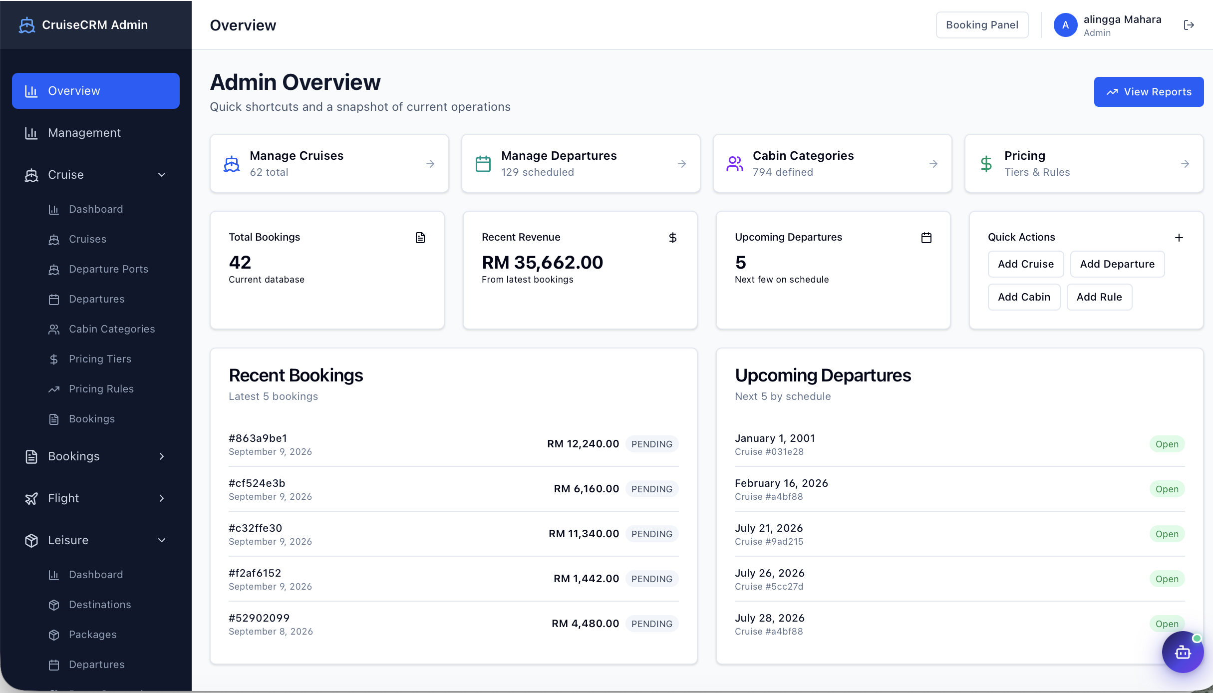 Tripfez B2B CRM